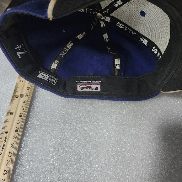 Los Angeles Dodgers New Era Authentic On-Field 59FIFTY Fitted Hat - BLUE CAMO - Picture 4 of 4